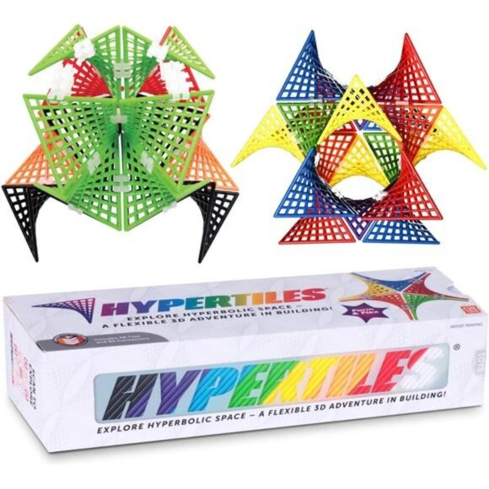 Kids Hyperbolic Building Toy - 3" x 3" STEM Educational 3-Dimensional Adventure